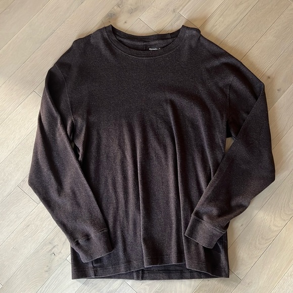 Abercrombie & Fitch Other - Abercrombie Thermal Long Sleeve Size Large Brown/Maroon